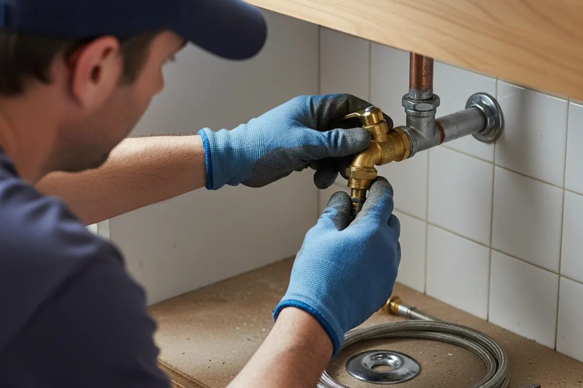 Shutoff valve and fitting work during Repiping in Carroll